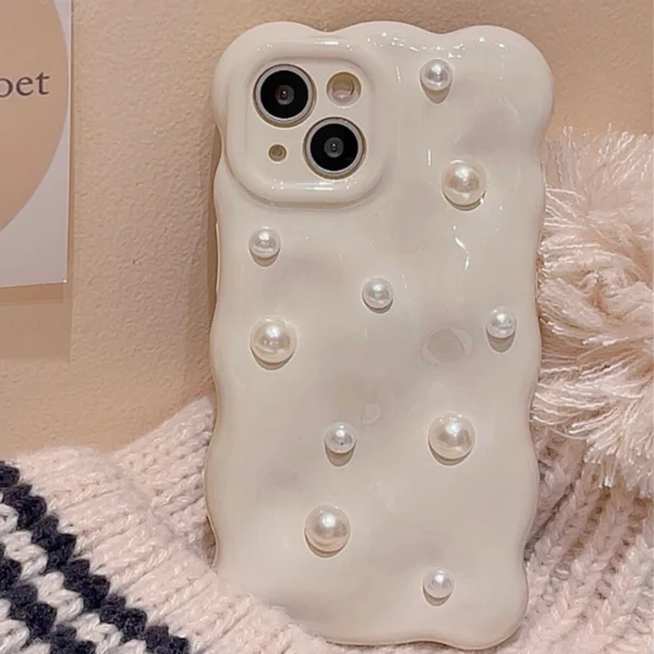 Textured Bubble Pearl Phone Case