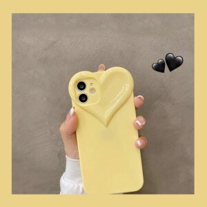 3D Love Heart Cute Phone Case
